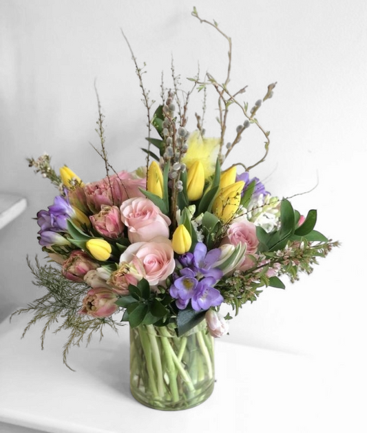 virtual workshops: Glass Vase Arrangement